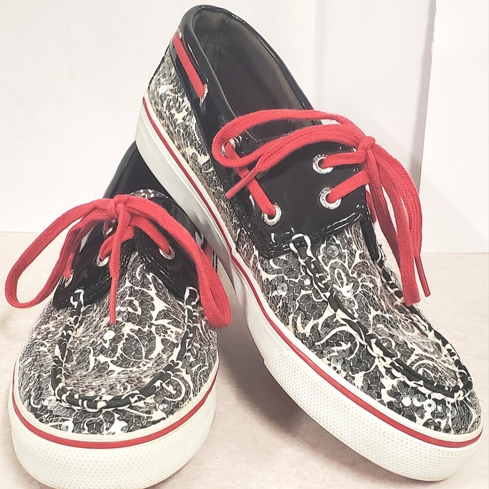 Sperry Top Sider Sequin Paisley Boat Shoes